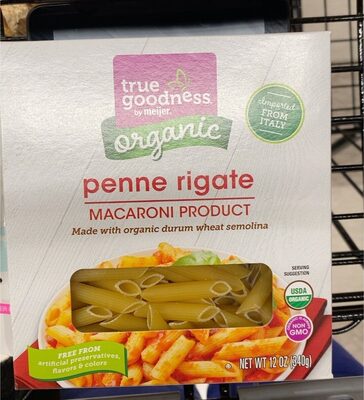 organic penne rigate