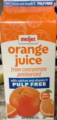 100% Pure Juice From Concentrate