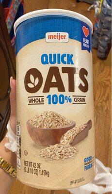 Quick oats front packaging