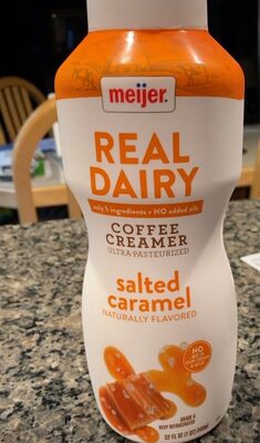 Real dairy coffee creamer