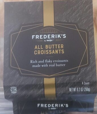 All butter croissants front packaging