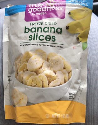 Goodness meijer freeze dried banana slices