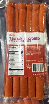 Meijer teriyaki snack sticks