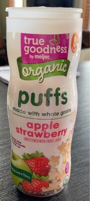 Organic puffs apple strawberry