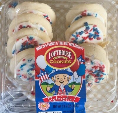 Patriotic Frosted Sugar Cookies