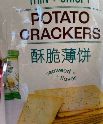 Thin + Crispy Potato Crackers