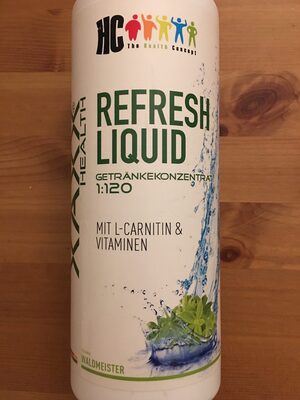 Refresh Liquid front packaging