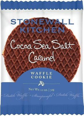 Cocoa Sea Salt Caramel Waffle Cookie