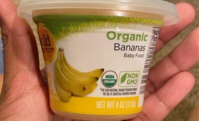 Organic Bananas Baby Food