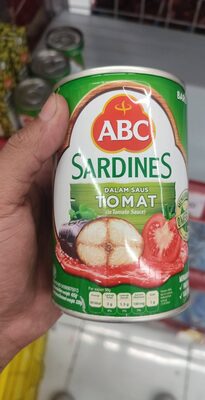 Abc sarden tomat can 425g