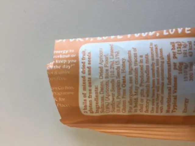 Kate Percy's Go Bites Refuel Apricot & Seeds Energy Balls 36G ingredients label