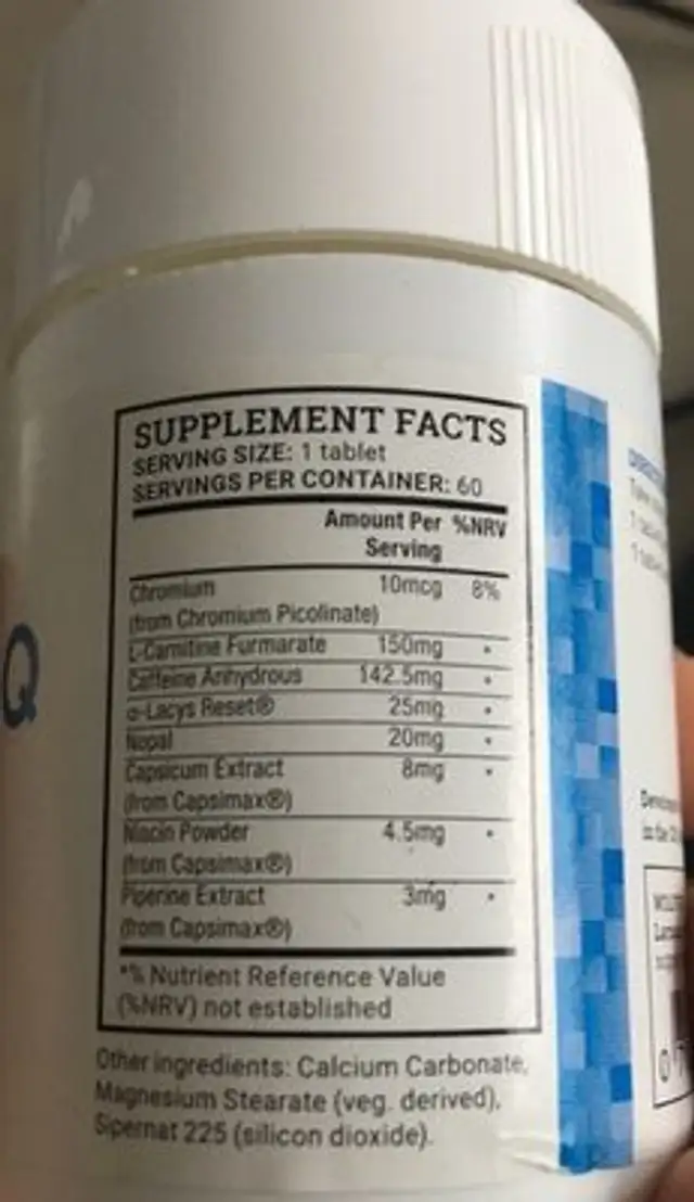 Phenq Weight Loss Supplements In Just One Pillthe Best ingredients label