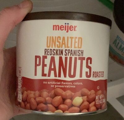 Unsalted redskin spanish roasted peanuts