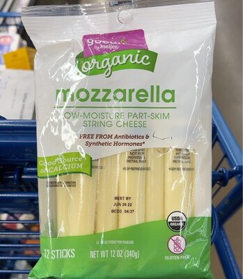 Low-moisture part-skim string cheese