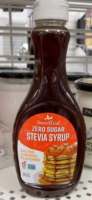 Zero Sugar Stevia Syrup, Salted Caramel Flavored