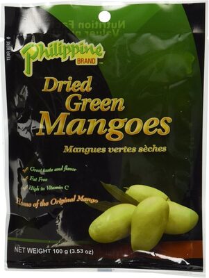 Dried Green Mangoes front packaging