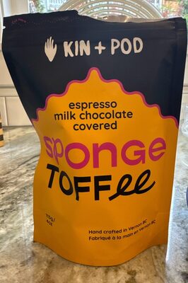 sponge toffee front packaging