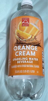 Orange Cream Sparkling Water Beverage