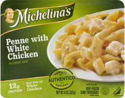 Penne With White Chicken In A Creamy Sauce front packaging