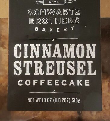 Cinnamon Streusel Coffeecake