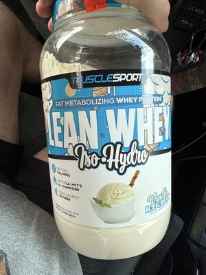Lean whey front packaging