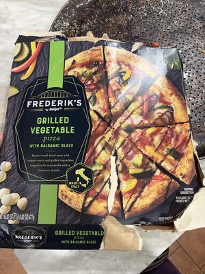 Grilled Vegetable Pizza With Balsamic Glaze