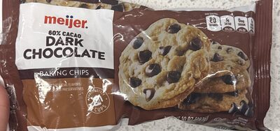 60% Cacao Dark Chocolate Baking Chips