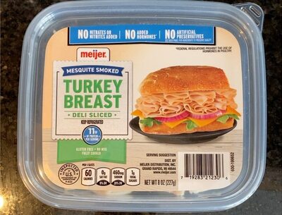 Mesquite smoked turkey breast