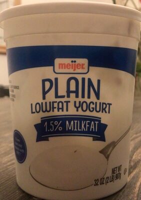 Plain lowfat yogurt