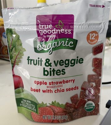 Fruit & Veggie Bites front packaging