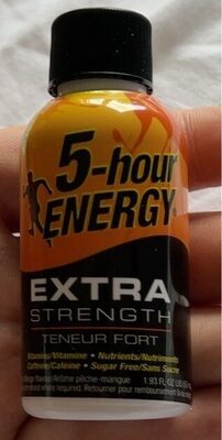5-hour energy - arôme pêche mangue