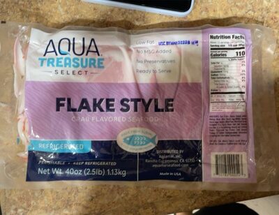 FLAKE STYLE CRAB FLAVORED SEAFOOD