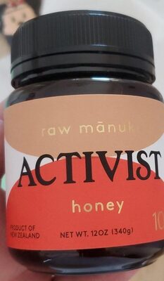100+ MGO Raw Multifloral Manuka Honey front packaging