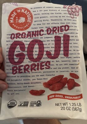Organic Dried Goji Berries