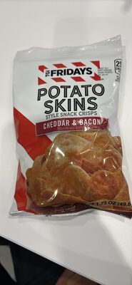 Potato Skins Style Snack Crisps Cheddar & Bacon