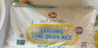 Enriched Long Grain Rice front packaging