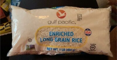 Enriched Long Grain Rice front packaging