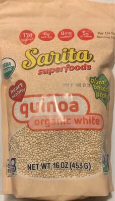 Quinoa Organic White front packaging