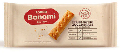 Bonomi - Sugar Topped Puff Pastry Zuccherata, 200g (7oz)