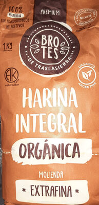 harina integral orgánica