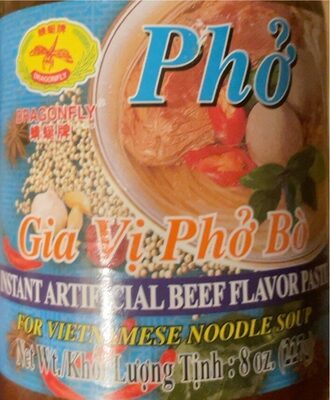 Instant pho beef flavor paste