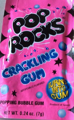 Crackling gum