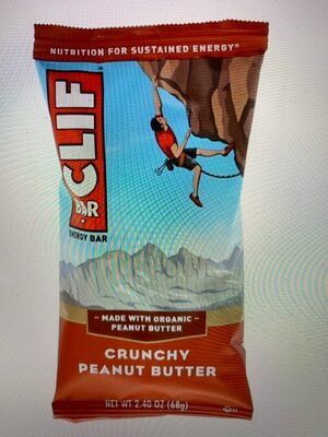 Clif Bar Crunchy Peanut Butter front packaging