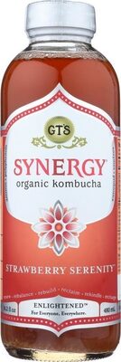 T s enlightened strawberry synergy organic vegan raw kombucha