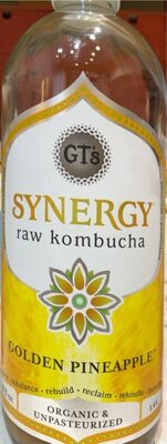 Synergy raw Kombucha Golden Pineapple
