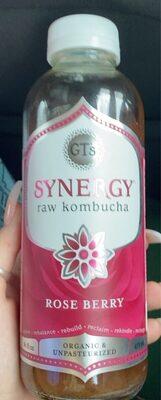 rose berry raw kombucha