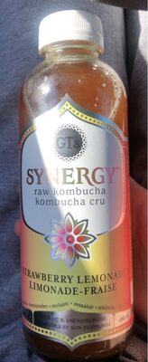 Raw kombucha front packaging