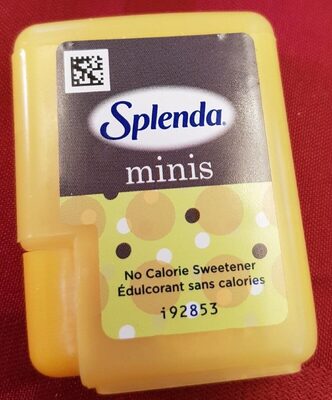 Édulcorant sans calories front packaging