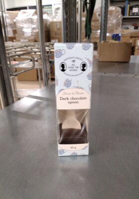 dark chocolate spoon