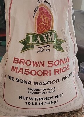 Brown sona masoori rice